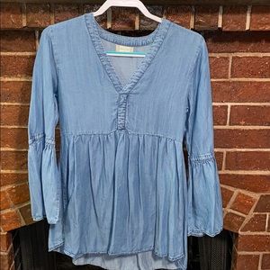 Denim blue blouse from altar’d state